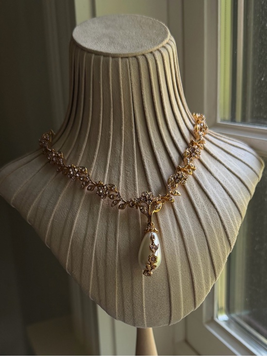 Oscar de la Renta Jewelry - Oscar de la renta RoseGold-Tone Pearl Drop Statement Necklace